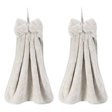 2Pcs Bow Hand Towels with