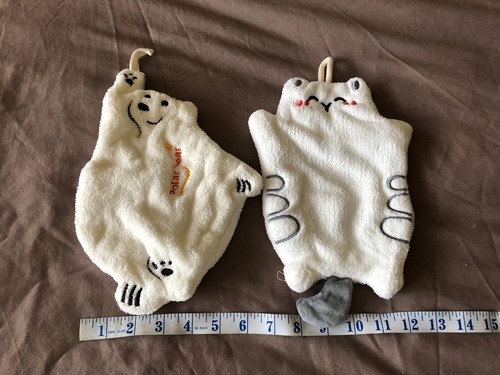 Hand towel with hanging - with,