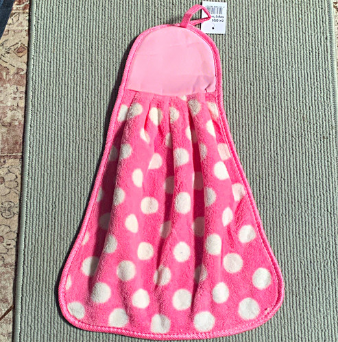 Pink white polka - pink, dot