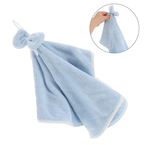 Bowknot hanging towels coral - towels,