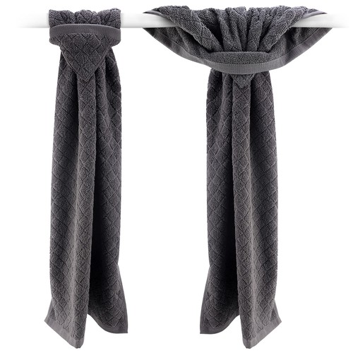 Grey hand towels - grey,