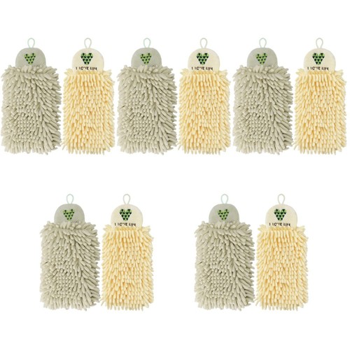 Reusable chenille hand towels - chenille,