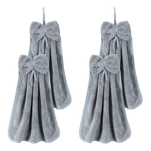4pcs bow hand towels - hand, with