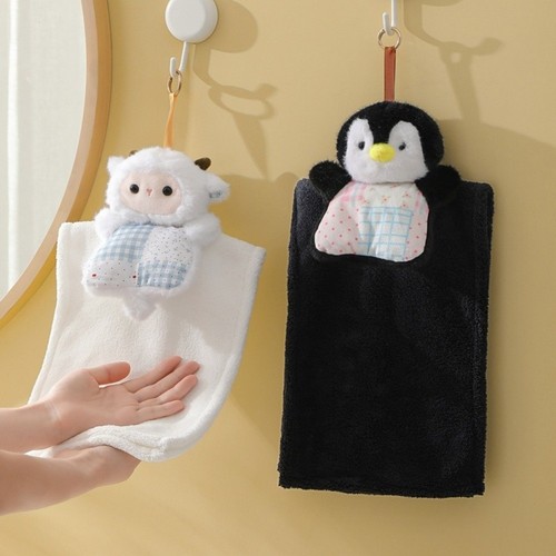 Hanging hand towel with loop - hanging,