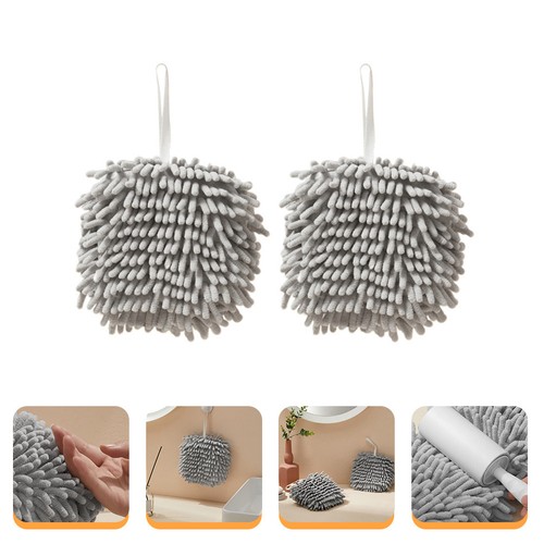 Grey chenille hand - chenille,