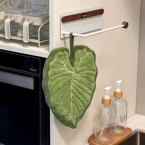 Leaf hand towel absorbent - hand,