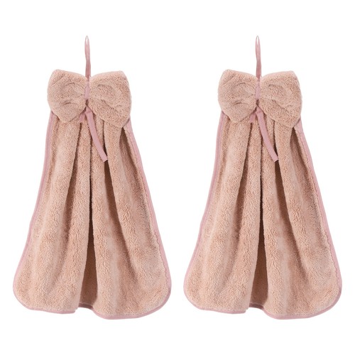 2pcs bow hand towels with - hand,