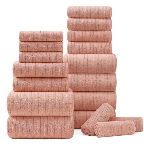 Piece bath towels set - 18,