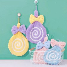 4x Cute Kids Hand Towels with