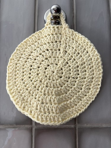 Hand crocheted round cotton - hand,