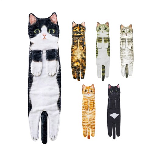 Cat hand towels - hand,