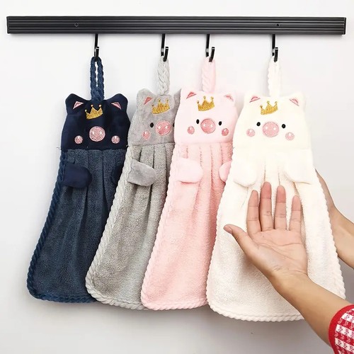 4pcs hanging hand towels with - hanging,