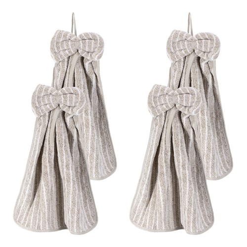 4pcs bow hand towels - bow, with