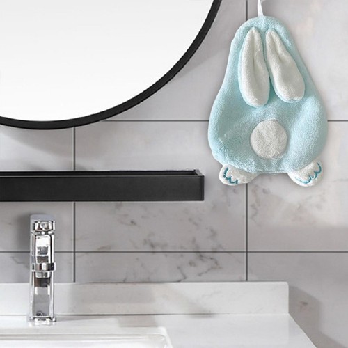 Hand towel with - hand, loops
