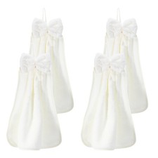 4Pcs Bow Hand Towels with